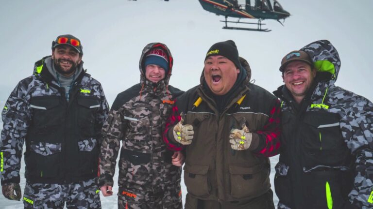 Fly-in Ice Fishing with Buff!